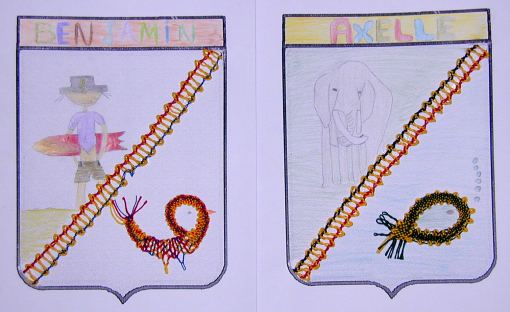  blason des &eacute;l&egrave;ves de Creully