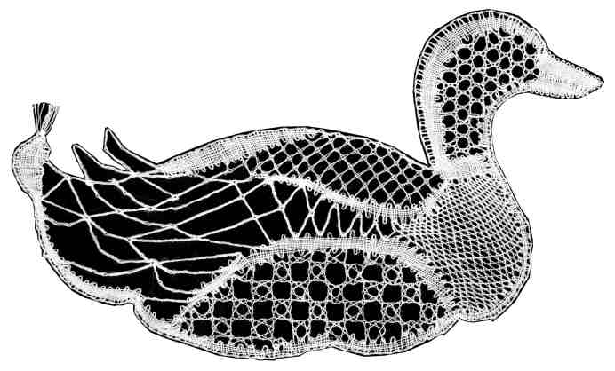 Canard en dentelle torchon 20kg