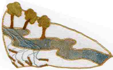 rivi&egrave;re en dentelle polychrome 20kg