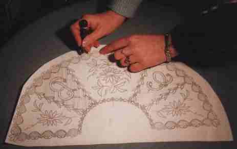  Piquage du carton  par Claudette Bouvot- 7ko