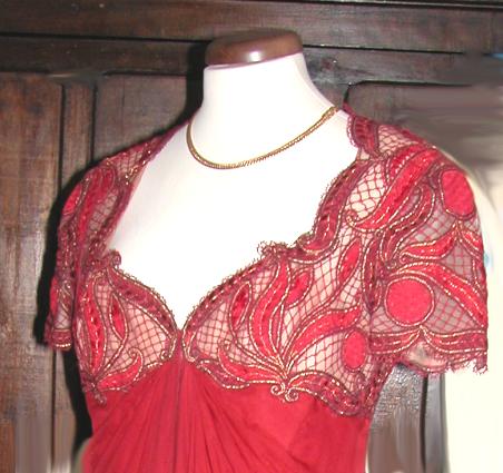 Robe de Barbara Hendricks dans le Chateau de Fontaine Henry