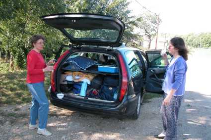 Le d�part pour la Suisse 